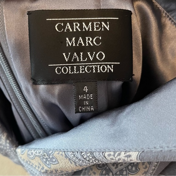 Carmen Marc Valvo sleeveless dress - Picture 6 of 7